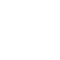 illustrative icon made up of three circles  with 8 smaller circles surrounding the outer radius